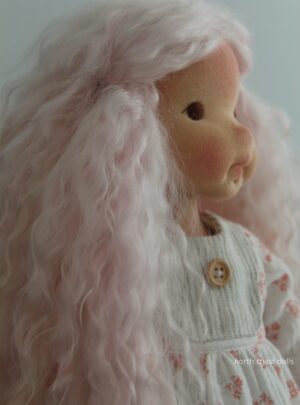 Ella 12″ natural fiber art doll