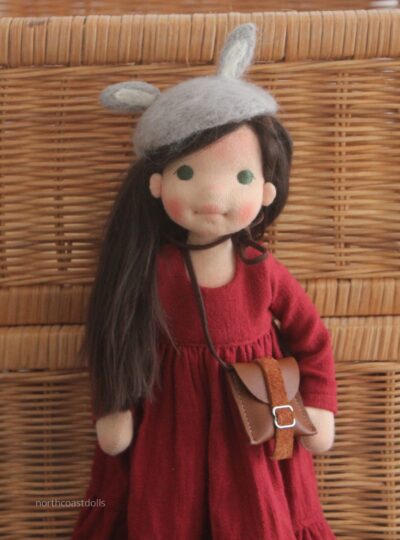 Miss Bunny, a natural fiber doll