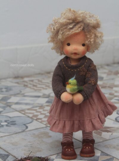 Anne-Lise, 30 cm natural fiber doll